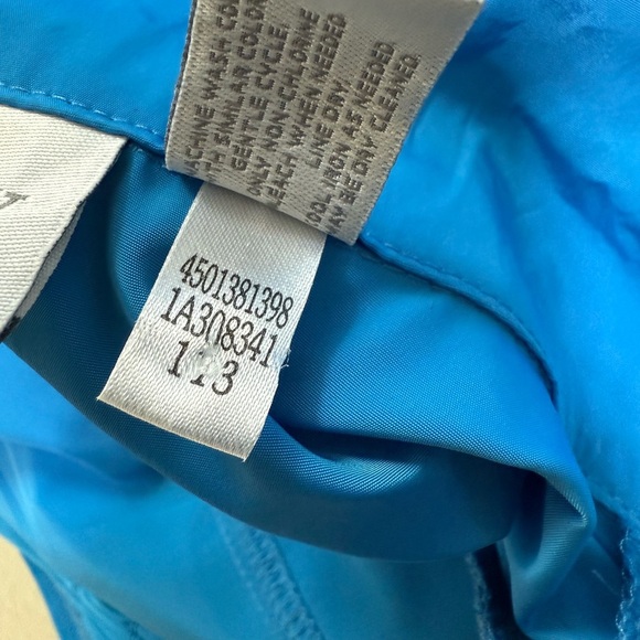 Blue Light Coat with Roll-Up Sleeves and Elastic Waist - Picture 8 of 10